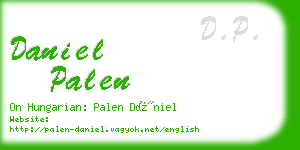 daniel palen business card